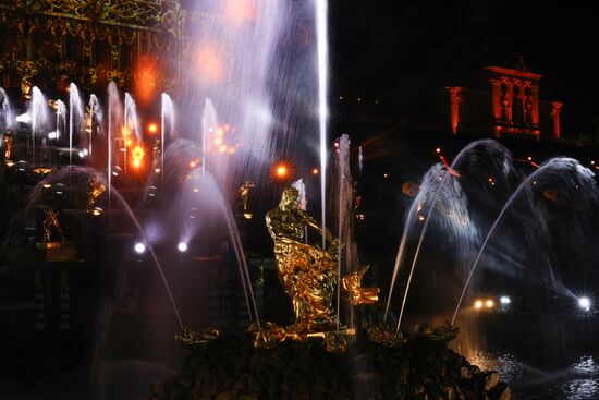 Russia Autumn Fountain Festival