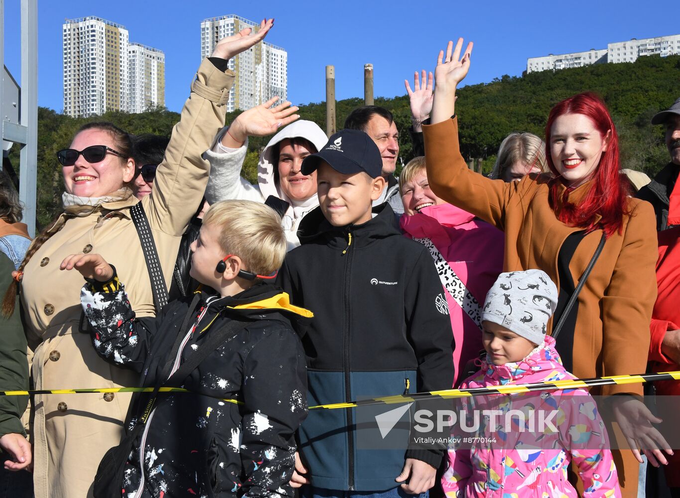 Russia Navy Submarine Welcoming