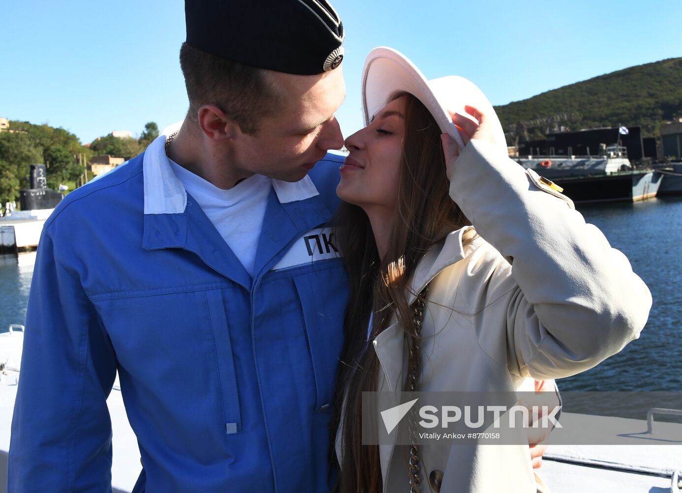Russia Navy Submarine Welcoming