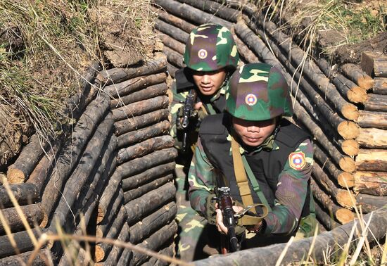 Russia Laos Military Drills