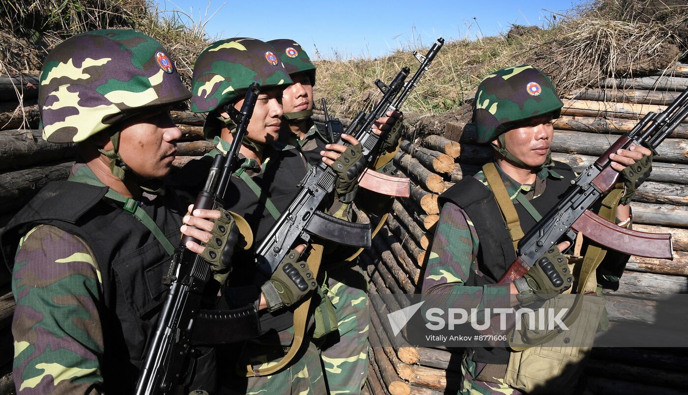 Russia Laos Military Drills