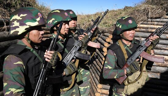 Russia Laos Military Drills