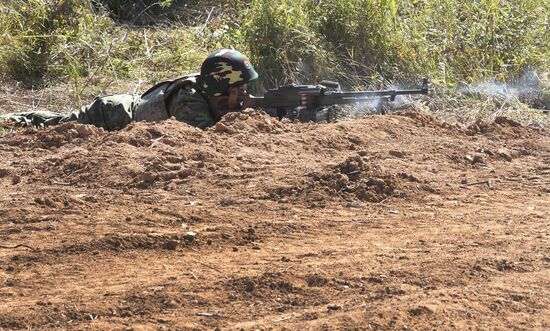 Russia Laos Military Drills