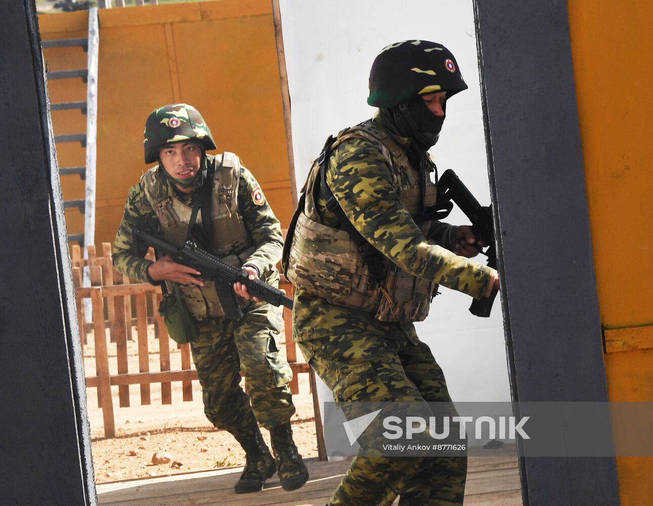 Russia Laos Military Drills