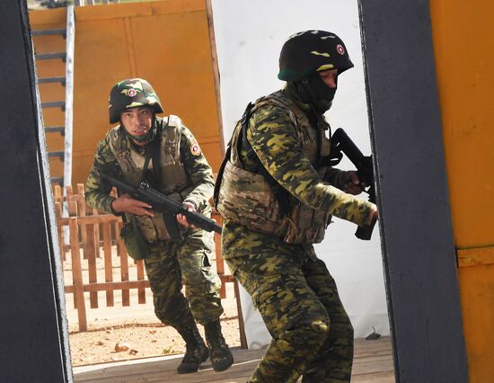 Russia Laos Military Drills