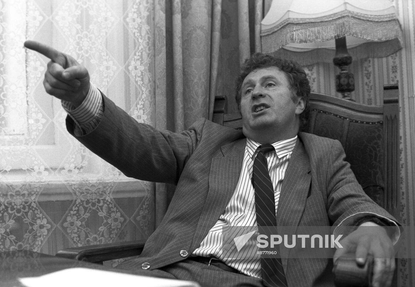 Liberal Democratic Party of Soviet Union leader Vladimir Zhirinovsky