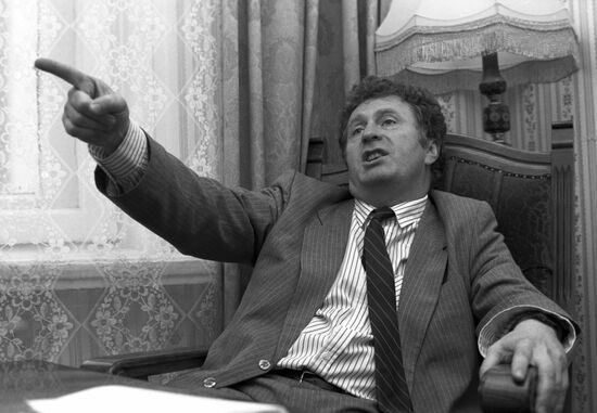 Liberal Democratic Party of Soviet Union leader Vladimir Zhirinovsky