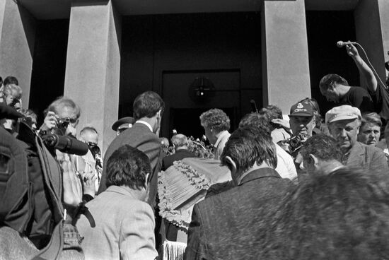 Cremation and funeral of Soviet statesman and Communist Party activist Lazar Kaganovich
