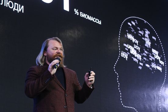 BRICS Digital Forum. Opening ceremony. Alexander Popov Technopark. Yevgeny Chereshnev, founder and CEO of Future Crew, MTS Board Member and Vice President for Strategy and Innovation. Location: Russia, Republic of Tatarstan, Innopolis. Author: Maksim Blinov. BRICS Digital Forum