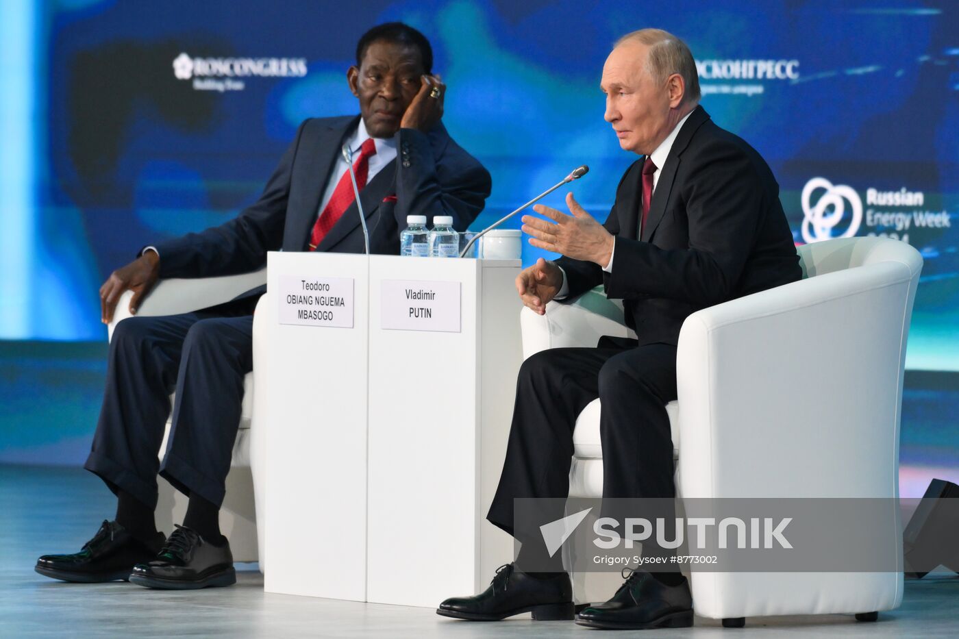 Russia Putin Energy Week Forum