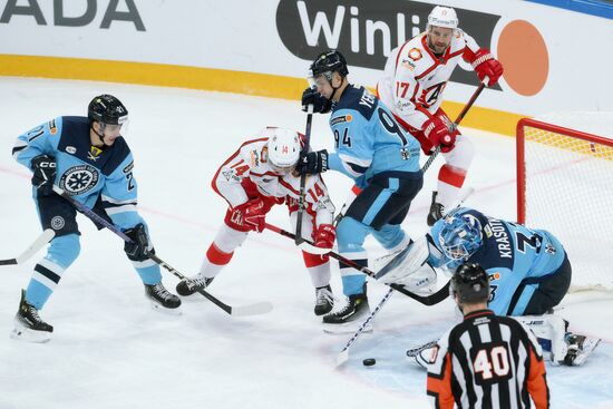 Russia Ice Hockey Kontinental League Sibir - Avtomobilist