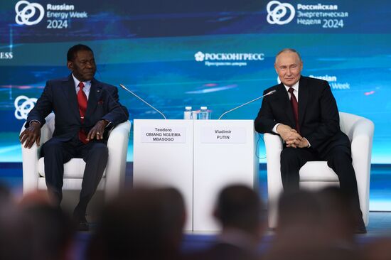 Russia Putin Energy Week Forum