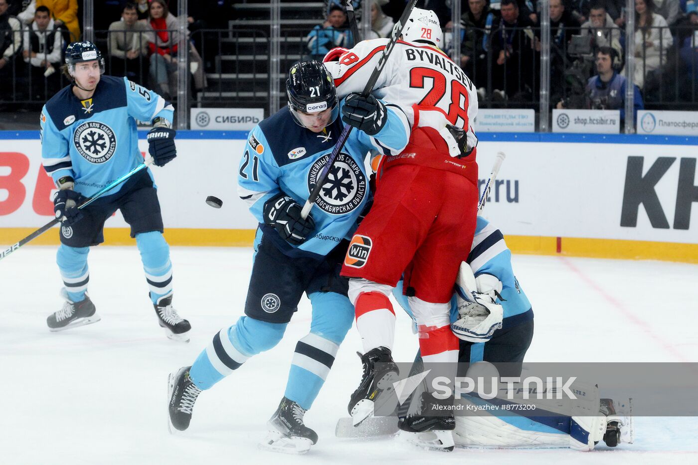 Russia Ice Hockey Kontinental League Sibir - Avtomobilist