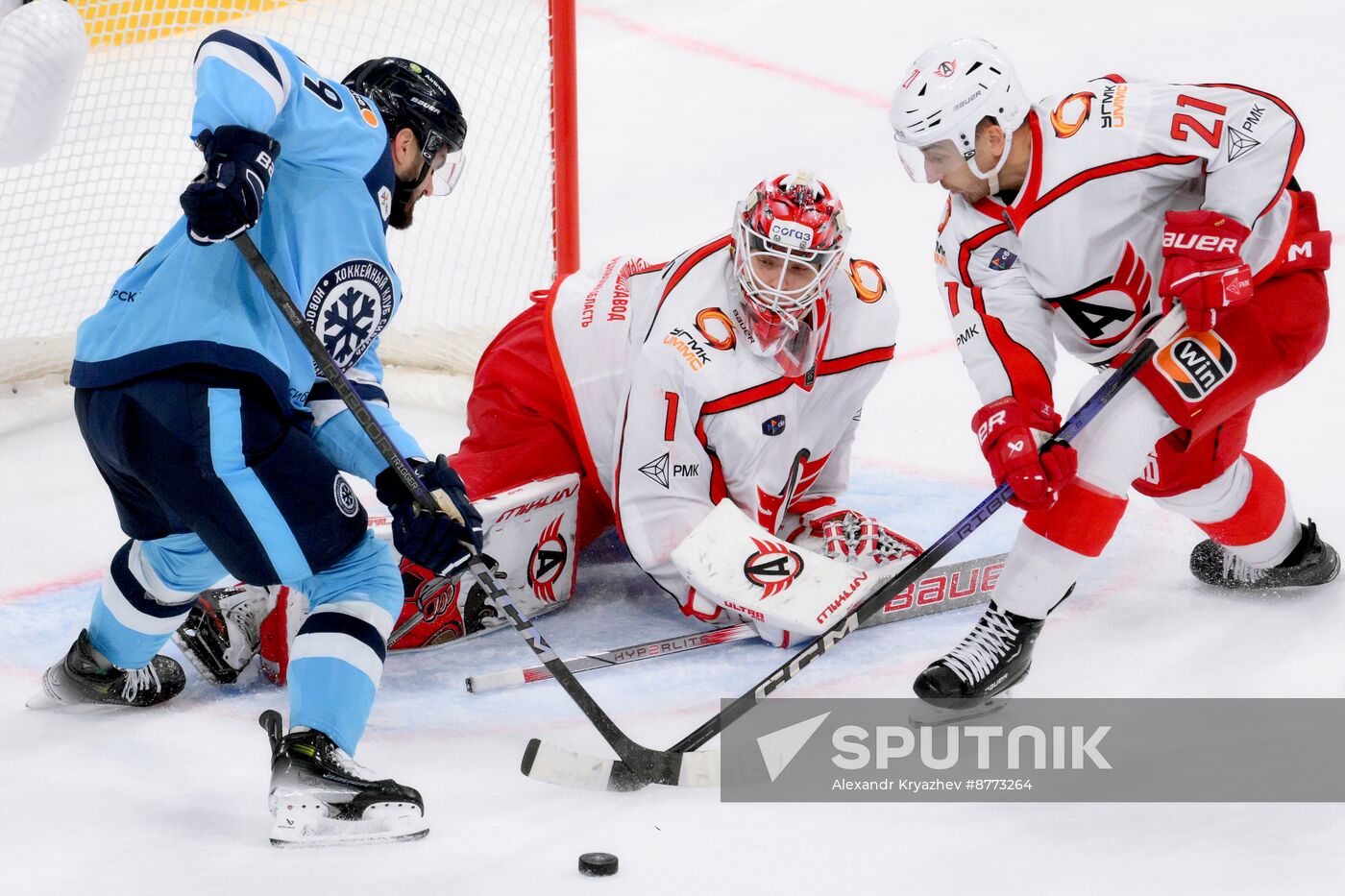 Russia Ice Hockey Kontinental League Sibir - Avtomobilist