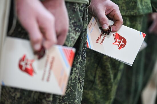 Russia Young Army Members Initiation