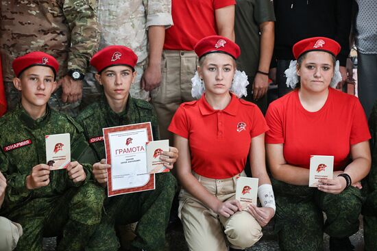 Russia Young Army Members Initiation