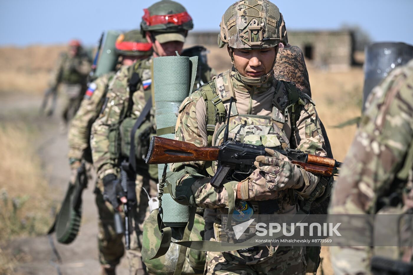 Russia Ukraine Military Operation Assault Units Training