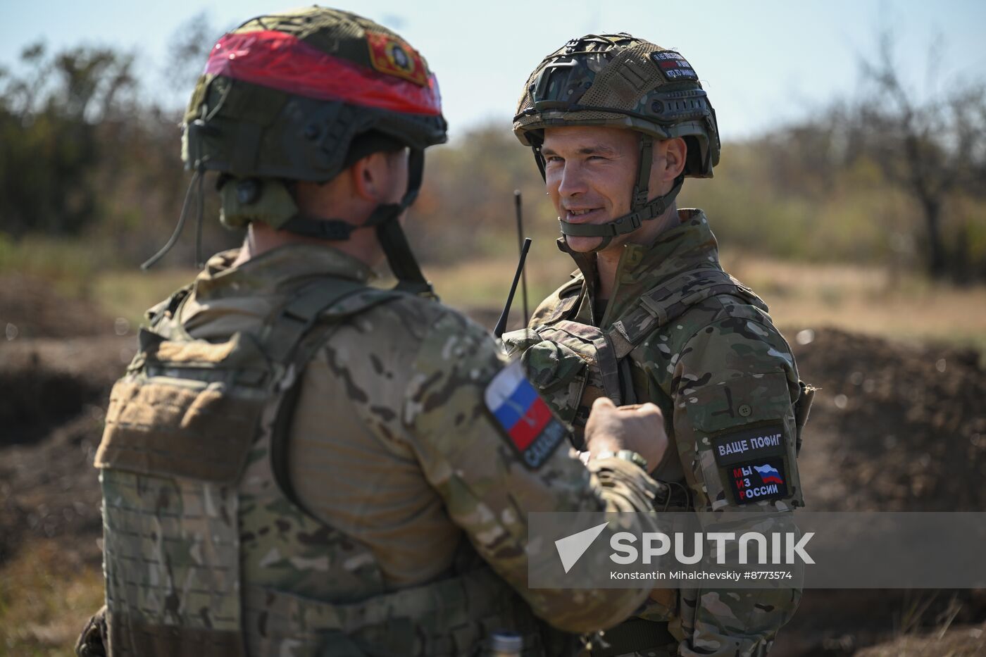 Russia Ukraine Military Operation Assault Units Training