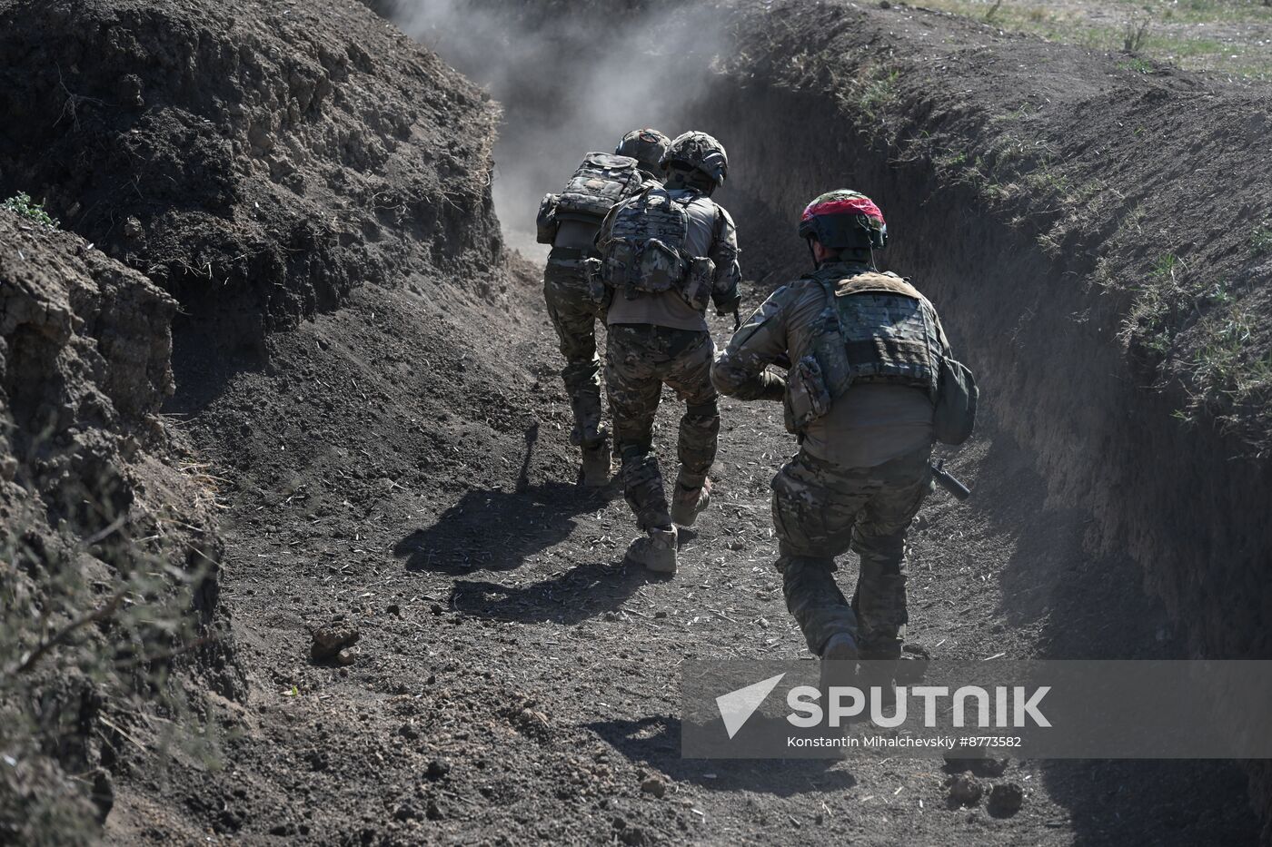 Russia Ukraine Military Operation Assault Units Training