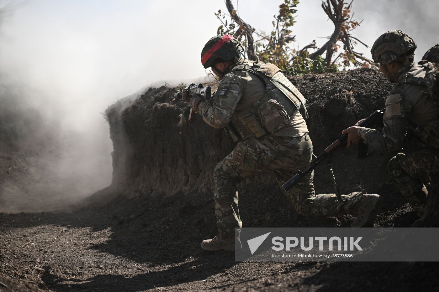 Russia Ukraine Military Operation Assault Units Training