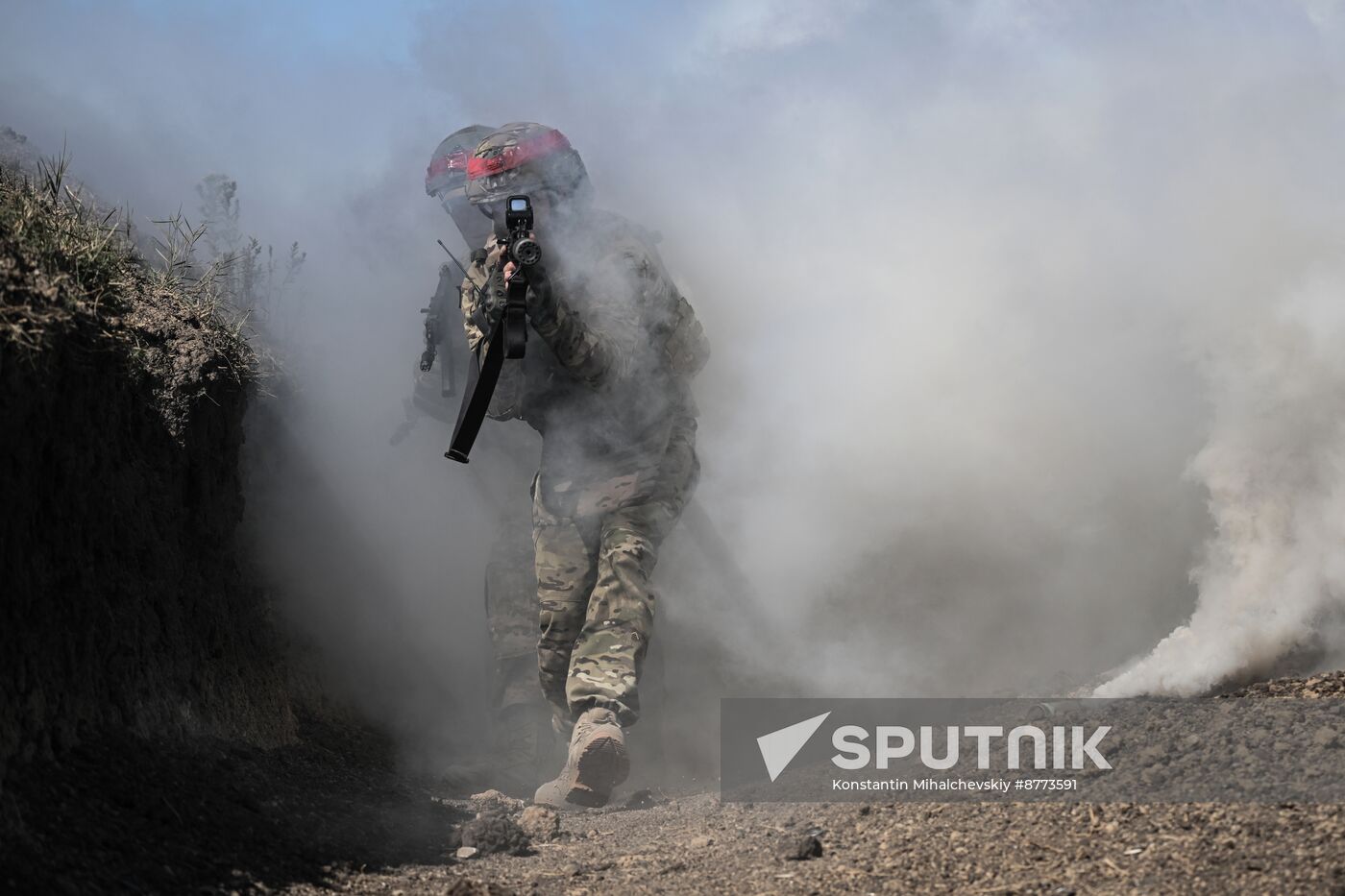 Russia Ukraine Military Operation Assault Units Training