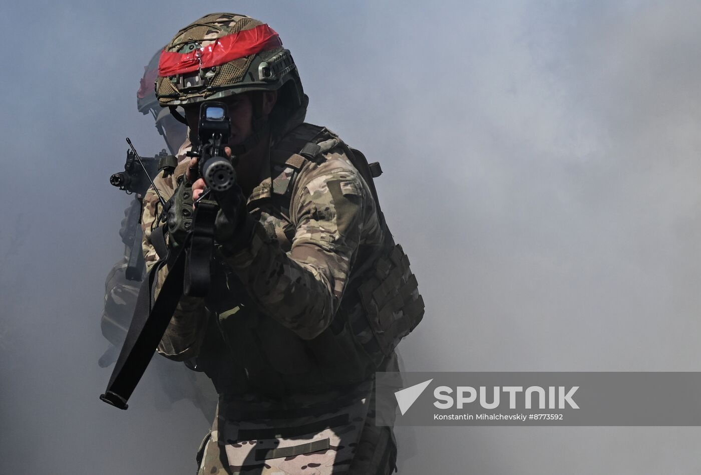 Russia Ukraine Military Operation Assault Units Training