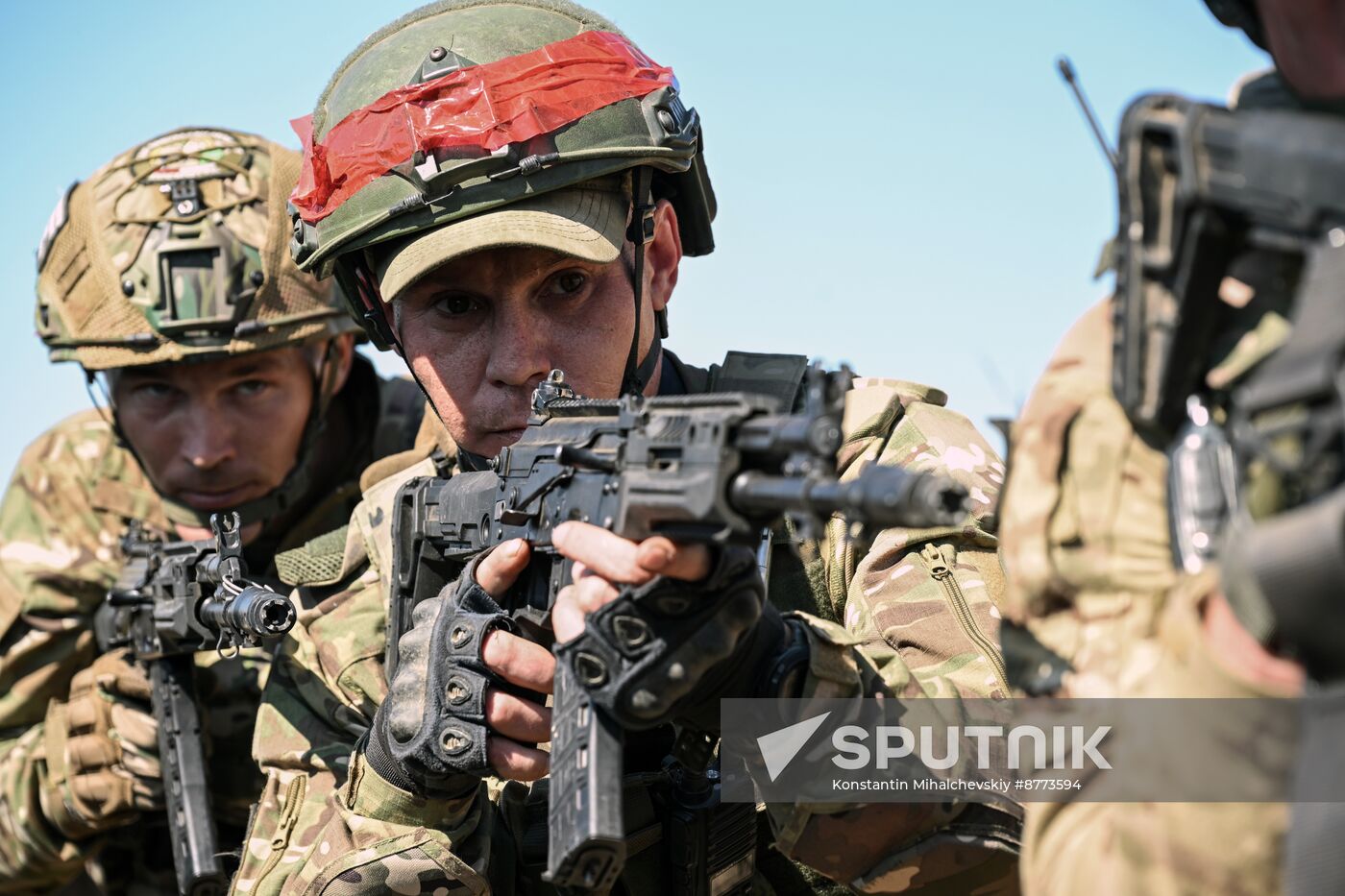 Russia Ukraine Military Operation Assault Units Training