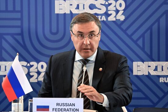 The 12th BRICS Science, Technology and Innovation Ministerial Meeting. Valery Falkov, Minister of Science and Technology of the Russian Federation. Location: Russia, Moscow. Author: Alexey Maishev. 12th BRICS Science, Technology and Innovation Ministerial Meeting