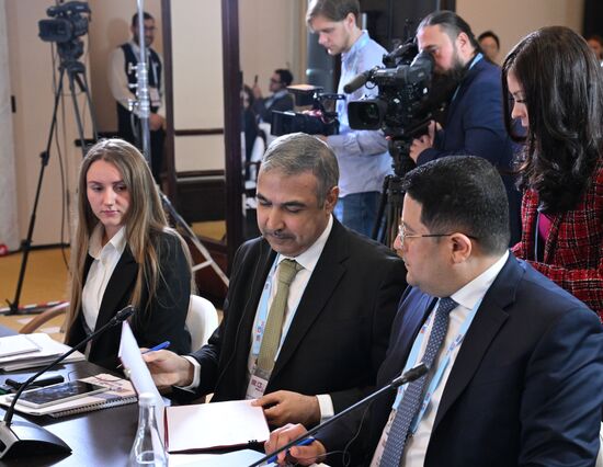 The 12th BRICS Science, Technology and Innovation Ministerial Meeting. Signing concluding documents. Dr. Hossam El-Din Mohamed Salah Osman, Deputy Minister of Higher Education and Scientific Research of Egypt. Location: Russia, Moscow. Author: Alexey Maishev. 12th BRICS Science, Technology and Innovation Ministerial Meeting