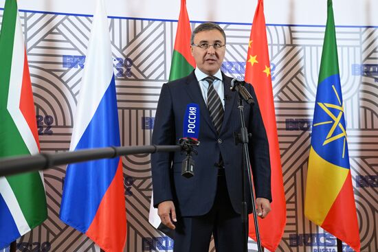 The 12th BRICS Science, Technology and Innovation Ministerial Meeting. Valery Falkov, Minister of Science and Technology of the Russian Federation. Location: Russia, Moscow. Author: Alexey Maishev. 12th BRICS Science, Technology and Innovation Ministerial Meeting