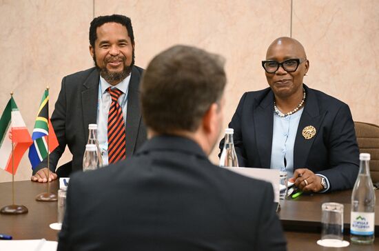 12th BRICS Science, Technology and Innovation Ministerial Meeting. Right: Nomalungelo Gina, Deputy Minister of Science, Technology and Innovation of South Africa. Location: Russia, Moscow. Author: Alexey Maishev. 12th BRICS Science, Technology and Innovation Ministerial Meeting