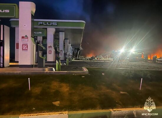 Russia Gas Station Explosion