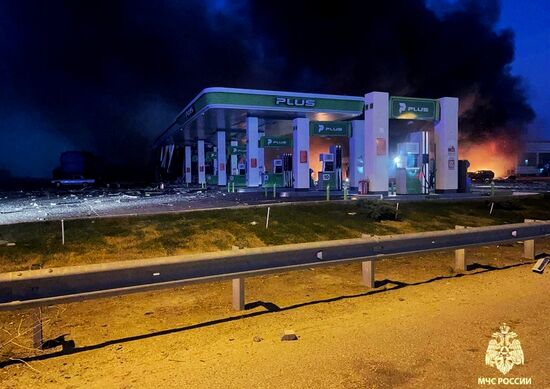 Russia Gas Station Explosion