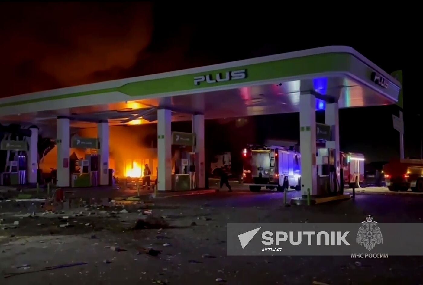 Russia Gas Station Explosion