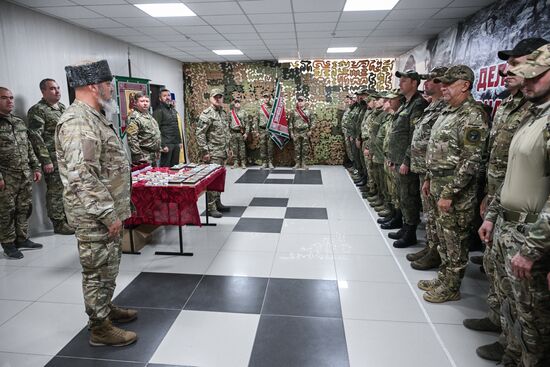 Russia Ukraine Military Operation Volunteer Unit Awarding