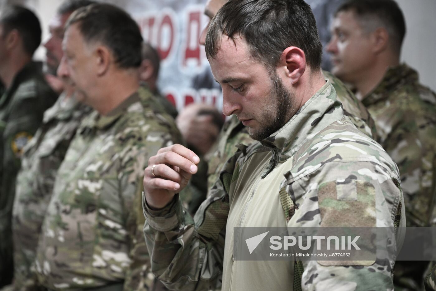 Russia Ukraine Military Operation Volunteer Unit Awarding