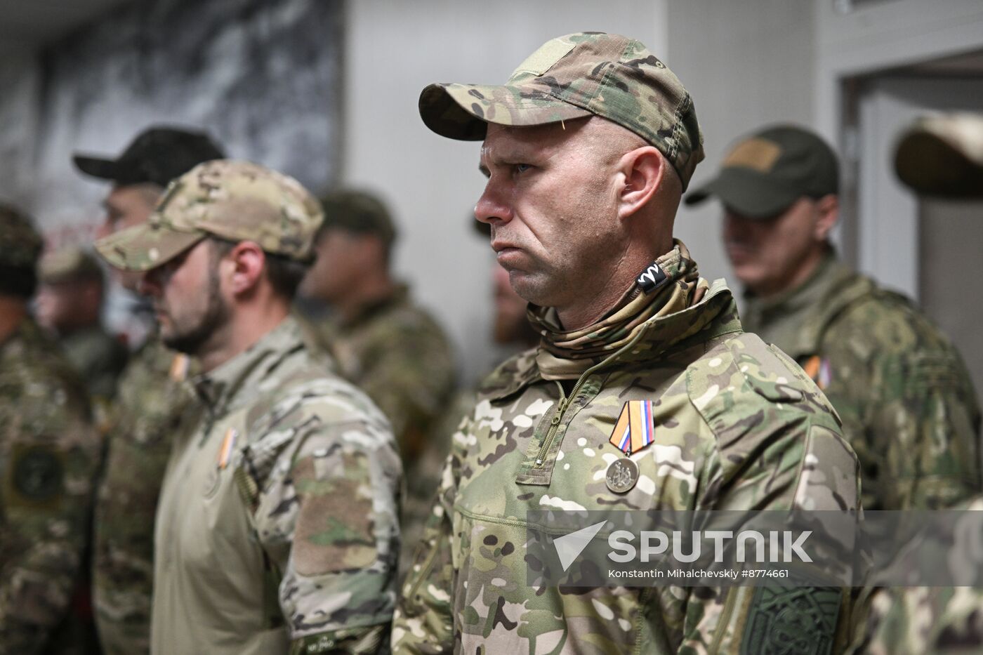 Russia Ukraine Military Operation Volunteer Unit Awarding