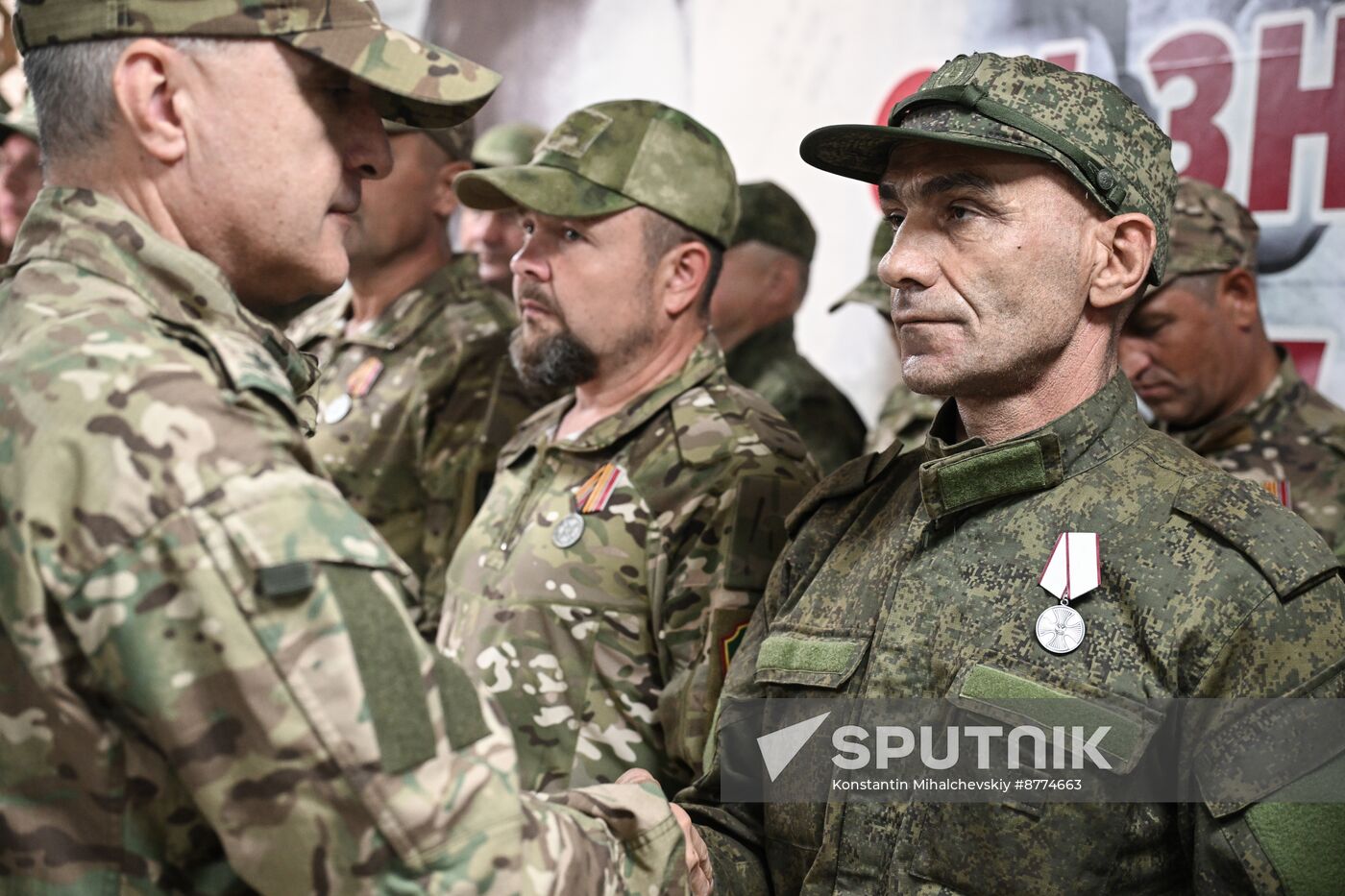 Russia Ukraine Military Operation Volunteer Unit Awarding