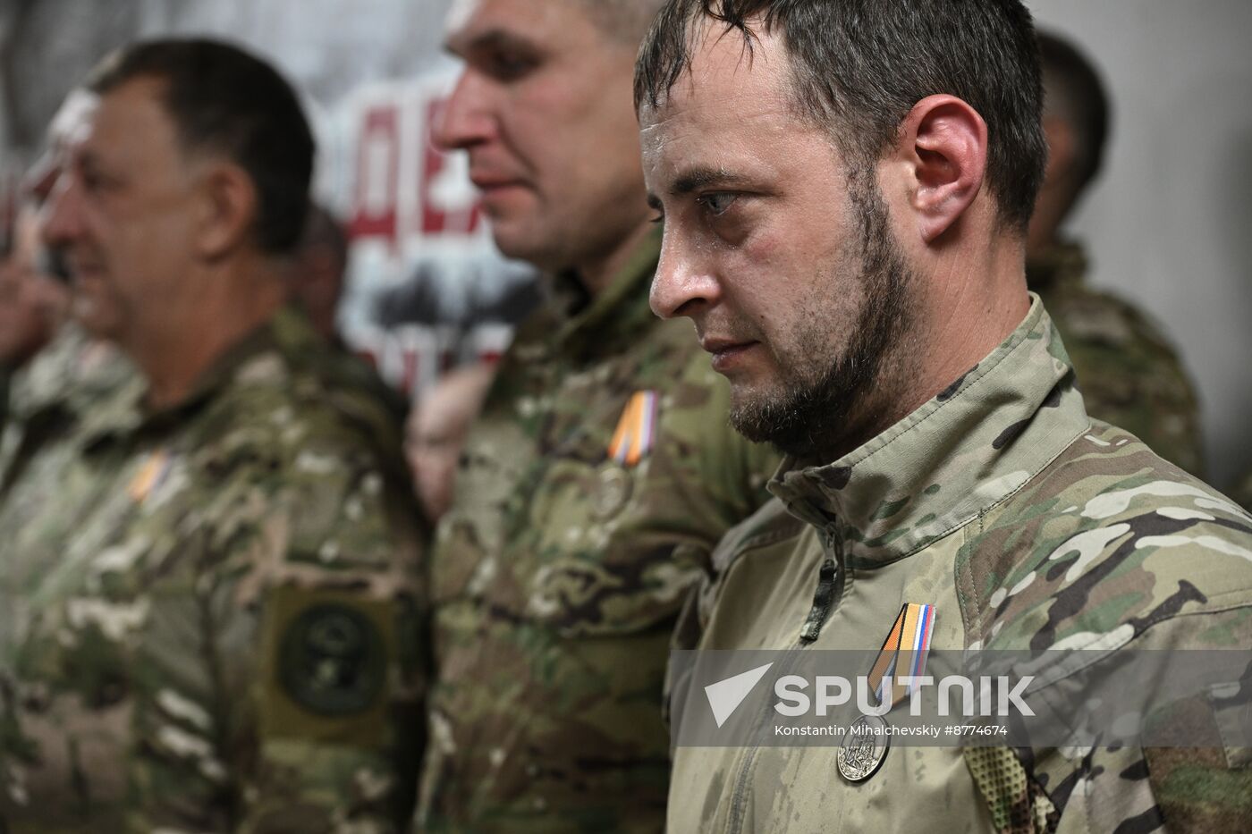 Russia Ukraine Military Operation Volunteer Unit Awarding