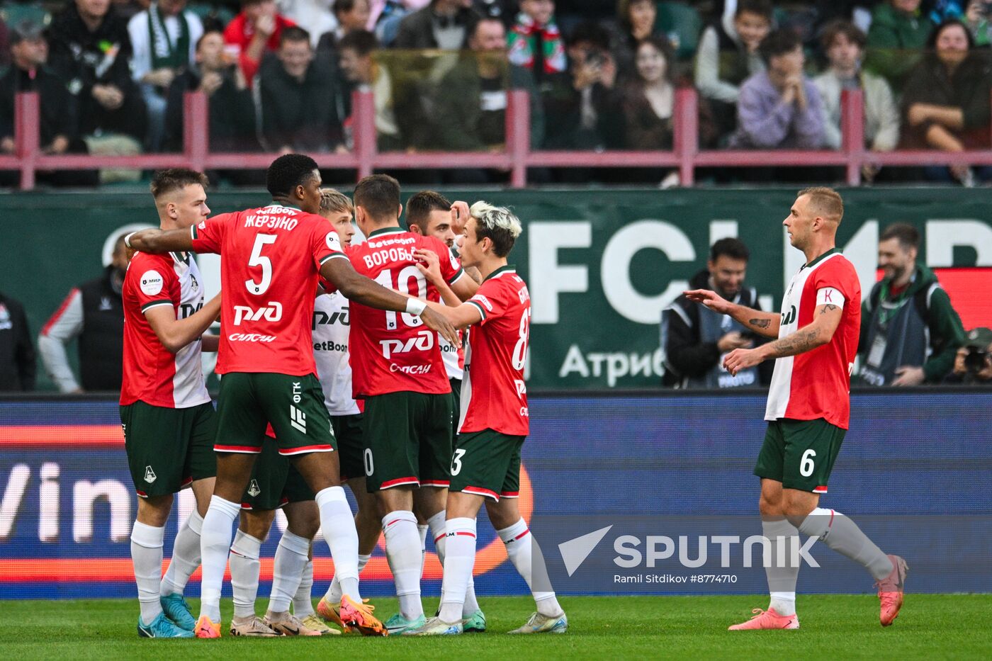 Russia Soccer Premier-League Lokomotiv - Spartak