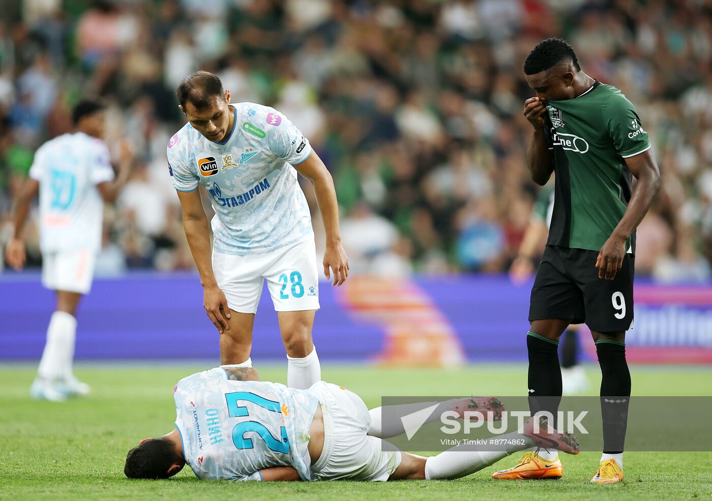 Russia Soccer Premier-League Krasnodar - Zenit