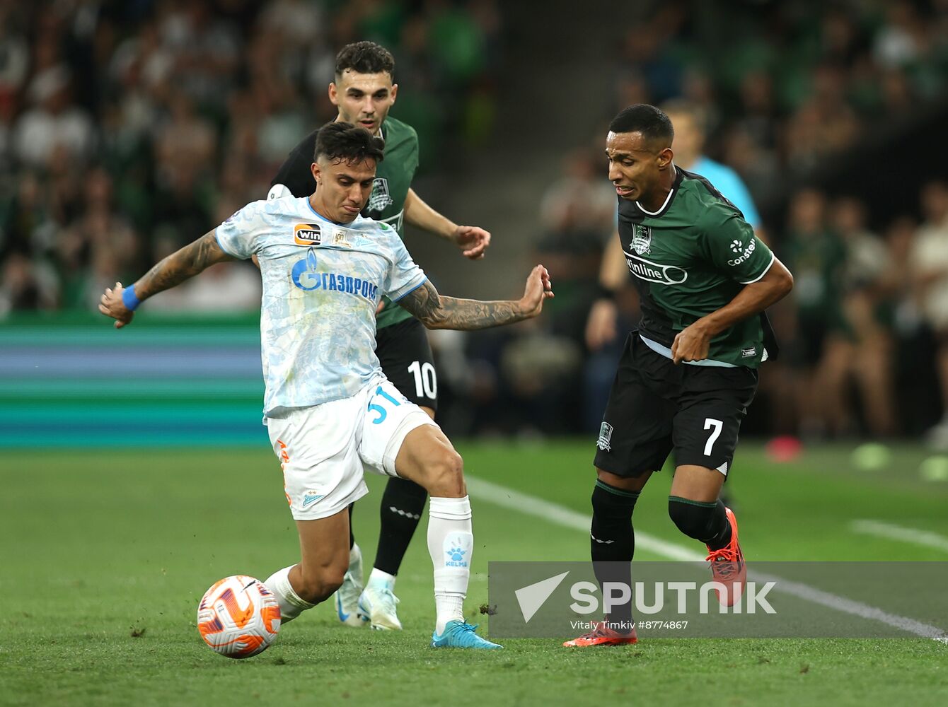 Russia Soccer Premier-League Krasnodar - Zenit