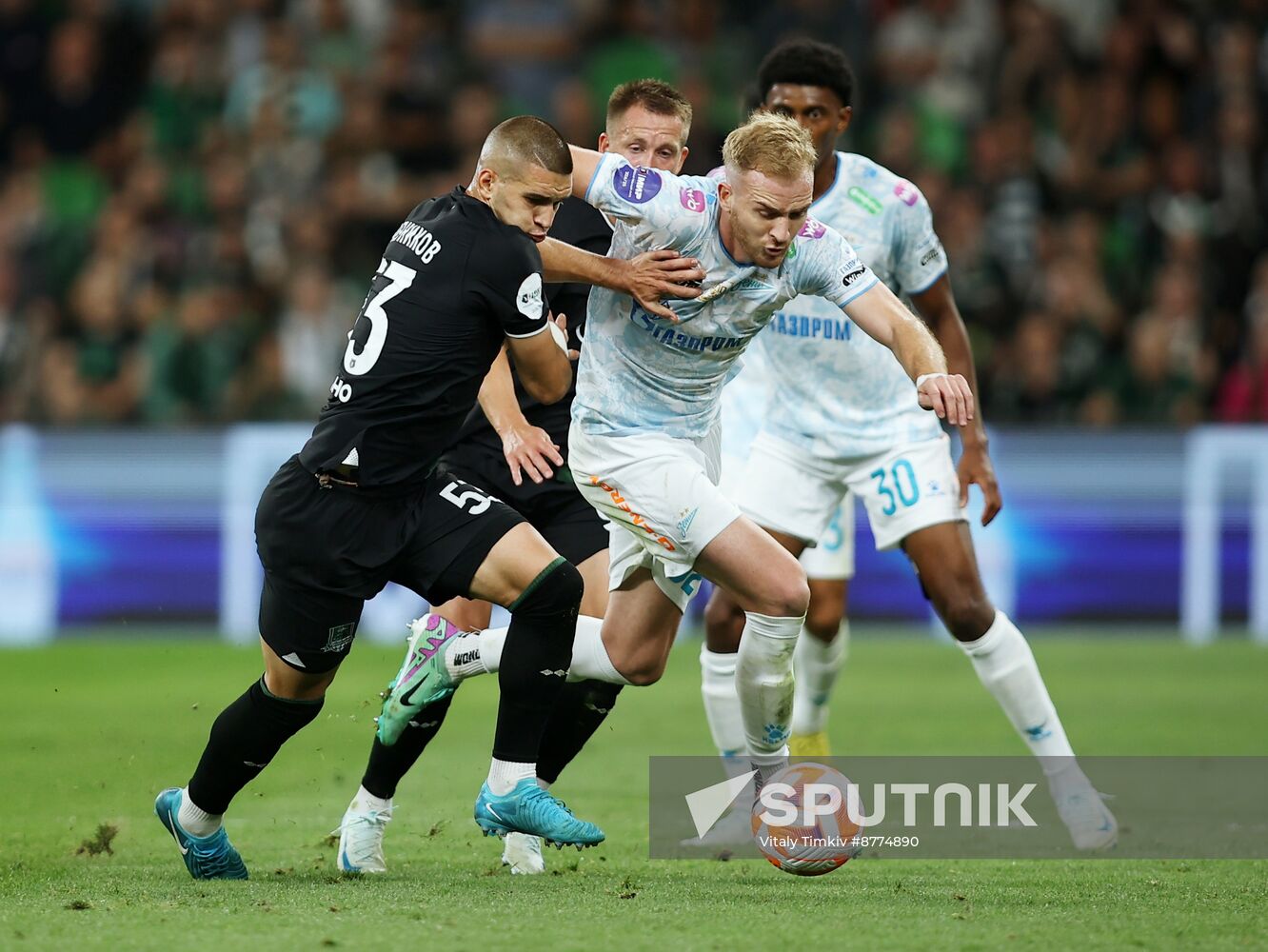 Russia Soccer Premier-League Krasnodar - Zenit