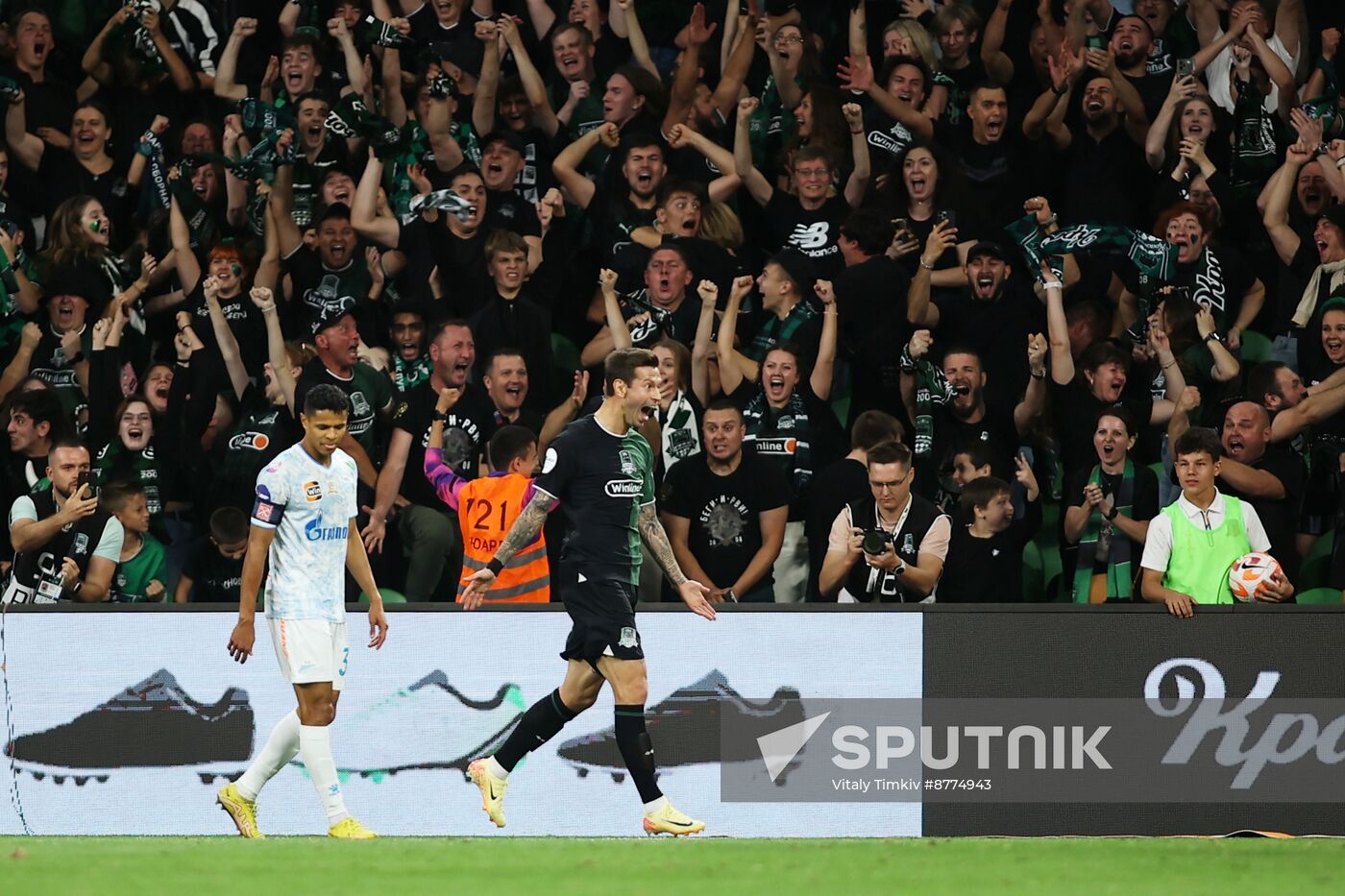 Russia Soccer Premier-League Krasnodar - Zenit
