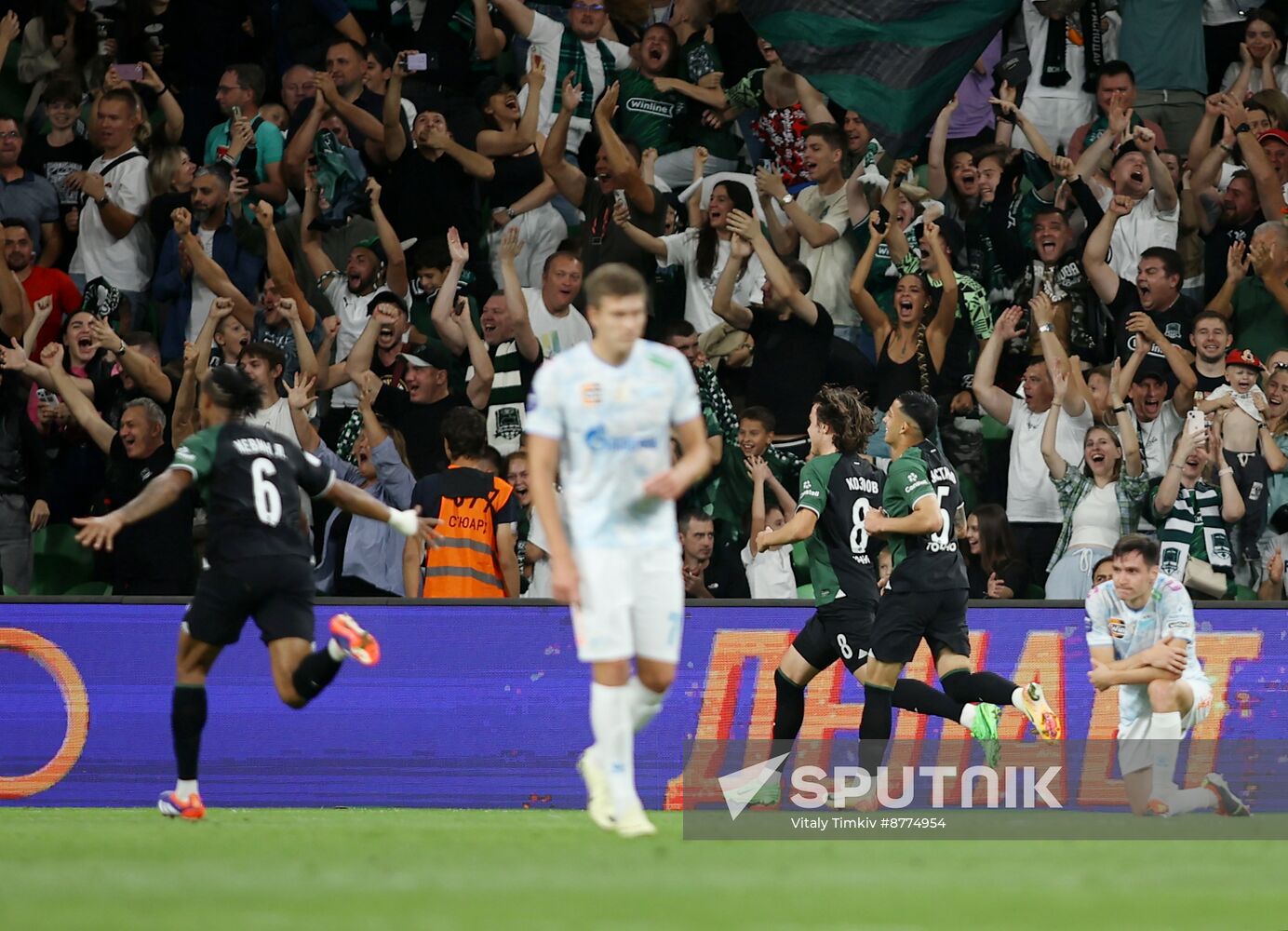 Russia Soccer Premier-League Krasnodar - Zenit