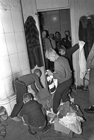 Humanitarian relief aid for St. Petersburg orphanage from German charitable organization