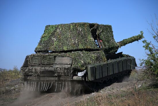 Russia Ukraine Military Operation Tank Units