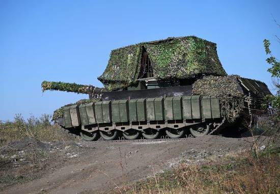 Russia Ukraine Military Operation Tank Units