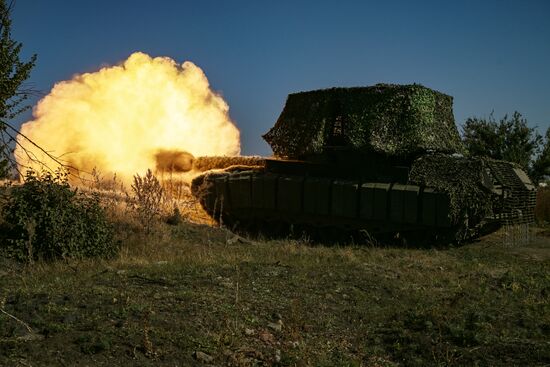 Russia Ukraine Military Operation Tank Units