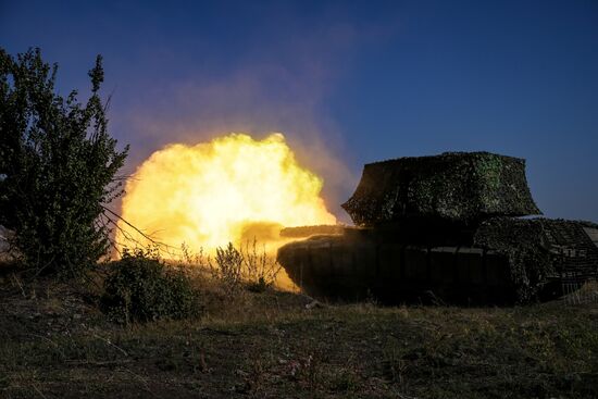 Russia Ukraine Military Operation Tank Units